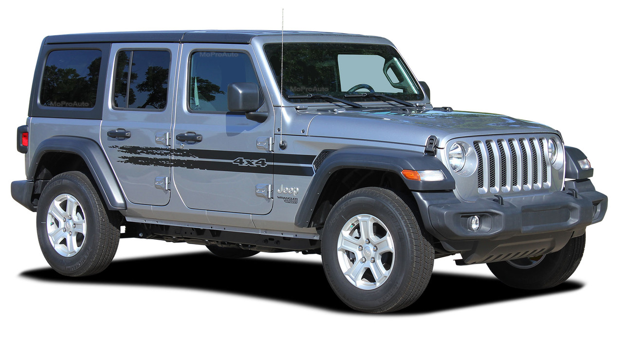 Havoc Jeep Wrangler Jl Side Body Vinyl Graphics Door Decal Stripe Kit For 2018 2019 2020 2021 Models Moproauto Professional Vinyl Graphics And Striping