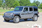 Jeep Wrangler JL Side Door Vinyl Graphics and Center Hood Decal Stripe Kit for 2007-2017 2018 2019 2020 2021 2022 2023 Models - Customer Photos