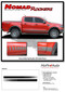 NOMAD ROCKERS - Ford Ranger Lower Rocker Panel Stripes Vinyl Graphics Decals Kit 2019, 2020, 2021, 2022, 2023  - Details