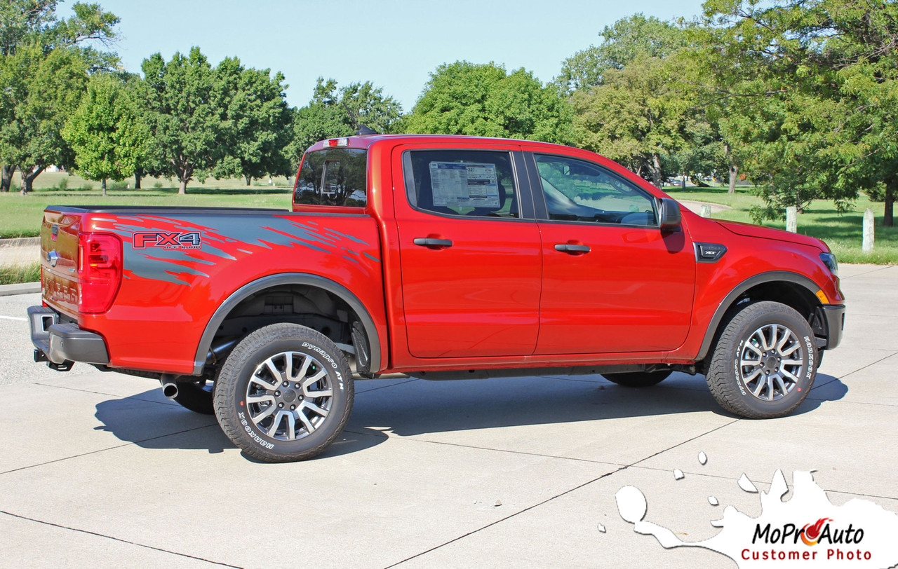 2019 2020 2021 2022 Ford  Ranger GUARDIAN Vinyl Graphics and Decals Kit - MoProAuto Pro Design Series