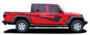 PARAMOUNT SOLID COLOR : Jeep Gladiator Side Body Vinyl Graphics Decal Stripe Kit for 2020-2023 Models (M-PDS-6718)
