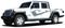 PARAMOUNT DIGITAL PRINT : Jeep Gladiator Side Body Vinyl Graphics Decal Stripe Kit for 2020-2023 Models (M-PDS-6718)
