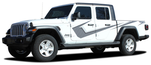 PARAMOUNT DIGITAL PRINT - Jeep Gladiator Side Body Vinyl Graphics Decal Stripe Kit for 2020-2026 Models (M-PDS-6718)