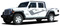 PARAMOUNT DIGITAL PRINT - Jeep Gladiator Side Body Vinyl Graphics Decal Stripe Kit for 2020-2026 Models (M-PDS-6718)
