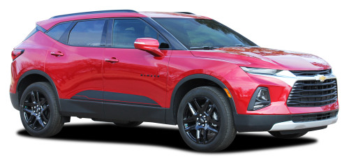 BLAZE - 2019-2026 Chevy Blazer Stripes Lower Rocker Panel Decals Vinyl Graphics Kit (M-PDS-6816)