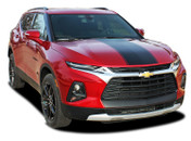 HOT STREAK - 2019-2026 Chevy Blazer Hood Stripes and Front Fascia Blackout Decal Vinyl Graphics Kit (M-PDS-6814)