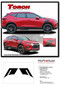 TORCH - 2019-2026 Chevy Blazer Fender Stripes Hood Double Bar Decals Accent Vinyl Graphics Kit - Details