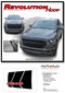 REVOLUTION 1500 HOOD : 2019 2020 2021 2022 2023 Dodge Ram 1500 Hood Decals Vinyl Graphic Stripe Kit - Details
