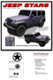 WRANGLER STAR : Jeep Wrangler Side Door or Hood Stars Vinyl Graphics Decal Stripe Kit for 2007-2020 2021 2022 2023 2024 Models - Details