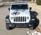 LEGEND STAR HOOD : Jeep Gladiator Hood Graphics with Distressed Star Vinyl Decals Stripe Kit for 2020-2024 Models - Customer Photos