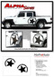 ALPHA STAR SIDES : Jeep Gladiator Side Body Star Vinyl Graphics Decal Stripe Kit for 2020-2024 Models - Details