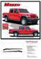 MEZZO : Jeep Gladiator Side Body Door Vinyl Graphics Decal Stripe Kit for 2020-2023 Models - Details