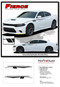 FIERCE : Dodge Charger Body Stripes Side Door Decals Vinyl Graphics fits 2015-2020, 2021 - Details