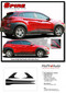 SPIRE : Hyundai Kona Vinyl Graphics Lower Body Door Decals and Rear Stripes Kit for 2018-2024 Models - Details