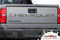 TAILGATE TEXT : 2021 2022 Chevy Colorado Rear Tailgate Letter Decals Text Accent Vinyl Graphic Kit