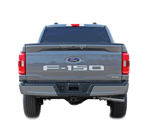 F-150 TAILGATE LETTERS : 2021 2022 2023 Ford F-150 Rear Tailgate Text Decals Letter Stripes Vinyl Graphics (M-PDS-7476)