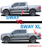 F-150 SWAY | 2021, 2022, 2023, 2024 Ford F-150 Side Body Decals Mid Panel Stripes Vinyl Graphics Kit - Differences