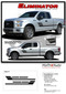 ELIMINATOR : Ford F-150 Side Door Hockey Style Rally Stripes Vinyl Graphics and Decals Kit for 2015, 2016, 2017, 2018, 2019, 2020 Models (M-PDS-4777) - DETAILS