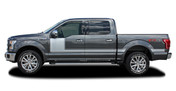 FORCE ONE SOLID : Ford F-150 Hockey Stripe FX Appearance Package Vinyl Graphics Decals Kit 2021 2022 2022 (M-PDS-3516)
