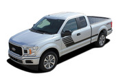 SPEEDWAY : Ford F-150 Stripes Decals Special Edition Lead Foot Style Package Hockey Stripe Vinyl Graphics 2015, 2016, 2017, 2018, 2019, 2020 (M-PDS-5239)