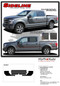 SIDELINE : Ford F-150 "Special Edition Appearance Package Style" Hockey Stripe Vinyl Graphics Decals Kit for 2021 2022 2023 2022 Models (M-PDS3823)- Details