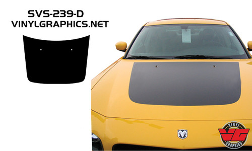 2006-2010 Dodge Charger Solid Hood Graphic