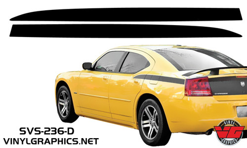 2006-2010 Dodge Charger Solid Rear Quarter Panel Graphics