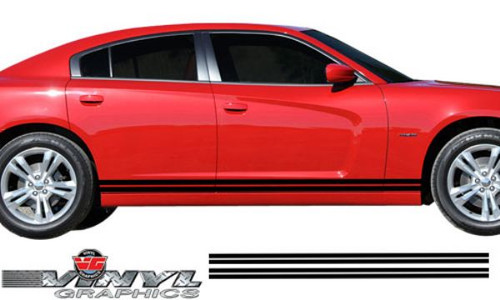 2011-2014 Dodge Charger Lower Rocker Panel Stripe
