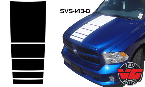 2015-16 Dodge Ram Strobe Hood Stripe