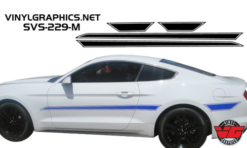 2015 Ford Mustang Pinstripe Side Accent Stripes