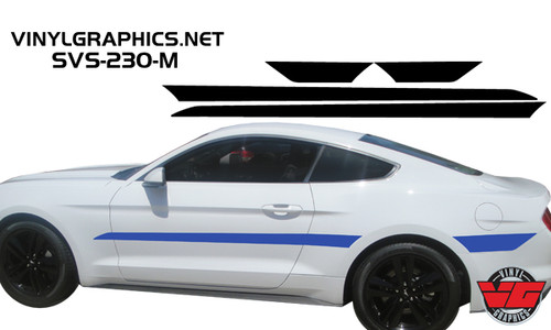 2015 Ford Mustang Solid Side Accent Stripes