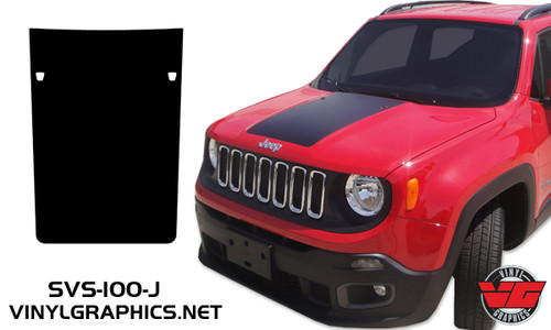 Jeep Renegade Hood Blackout Graphic