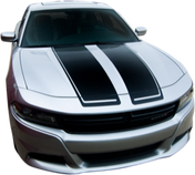 2015-2021 Dodge Charger Dual Racing Stripes Decals Vinyl Graphic Kit