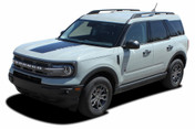 RIDER HOOD - Ford Bronco Sport Hood Decals Stripes Vinyl Graphics Kit for 2021-2026 (M-PDS-7614)