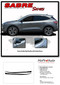 2020 SABRE SIDES : Ford Escape Side Door Upper Stripes Vinyl Graphics Decals Kit 2020 2021 2022 2023 2024 Models - Details