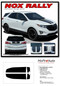 NOX RALLY : 2018 2019 2020 2021 2022 2023 2024 Chevy Equinox Hood Racing Stripes Decals Rear Deck Accent Vinyl Graphics Kit - Details