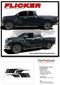FLICKER : Toyota Tundra Side Fender and Rear Bed Decals Body Vinyl Graphics Stripe Kit for 2015-2021 Models - Details