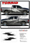 TORRID DIGITAL - Universal Versatile Style Side Body Vinyl Graphics Door Stripe Decal Shown on Dodge Ram Hemi - Details