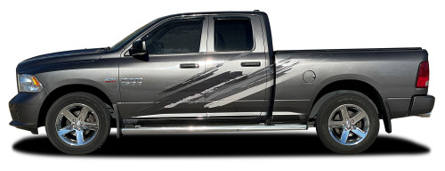 TORRID DIGITAL - Universal Versatile Style Side Body Vinyl Graphics Door Stripe Decal Shown on Dodge Ram Hemi (M-PDS-7999)