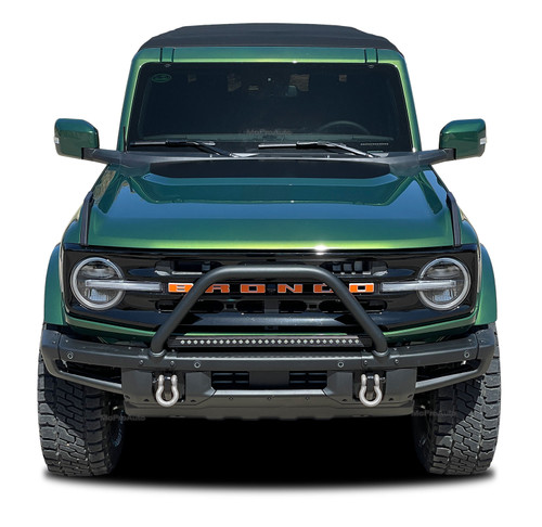 BRONCO HOOD (FULL SIZE) - Ford Bronco Hood Decals Stripes Vinyl Graphics Kit for 2021-2026 (M-PDS-8242)