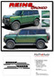 BRONCO REINS (FULL SIZE) - Ford Bronco Side Body Upper Door Stripes Decals Vinyl Graphics Kit for 2021, 2022, 2023, 2024, 2025, 2026 - Details