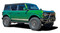 BRONCO ROCKERS (FULL SIZE) : Ford Bronco Side Body Lower Rocker Panel Door Stripes Decals Vinyl Graphics Kit for 2021 2022 (M-PDS-8292)