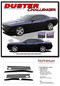 Dodge Challenger Side Stripes DUSTER : Door Vinyl Graphics Decal Kit fits 2011-2023 (M-PDS-8647) - Details