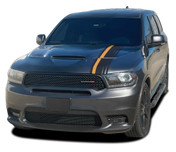DURANGO CRUSH - 2014-2025 Dodge Durango Hood Offset Racing Stripes Decals Vinyl Graphics Kit (M-PDS-8780)