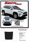 ZENITH HOOD : Toyota RAV4 Hood Blackout Decal Vinyl Graphic Stripes Kit fits 2019 2020 2021 2022 2023 2024 (M-PDS-8916)