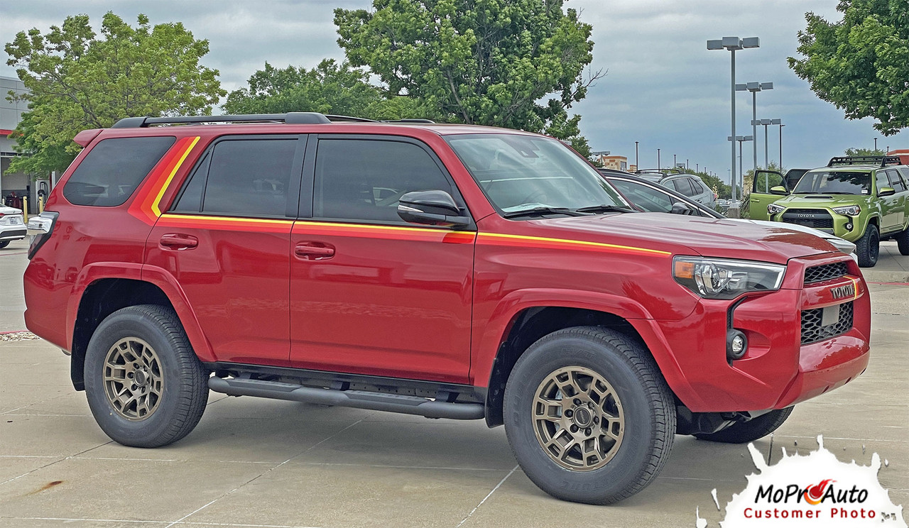 FORTY - Toyota 4Runner Truck TRD Sport Pro 3M 1080 Vinyl Graphics, Stripes and Decals Package by MoProAuto Pro Design Series