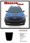 GROOVE HOOD : Subaru Forester Hood Blackout Decal Vinyl Graphic Stripes Kit fits 2019 2020 2021 2022 2023 2024 - Details