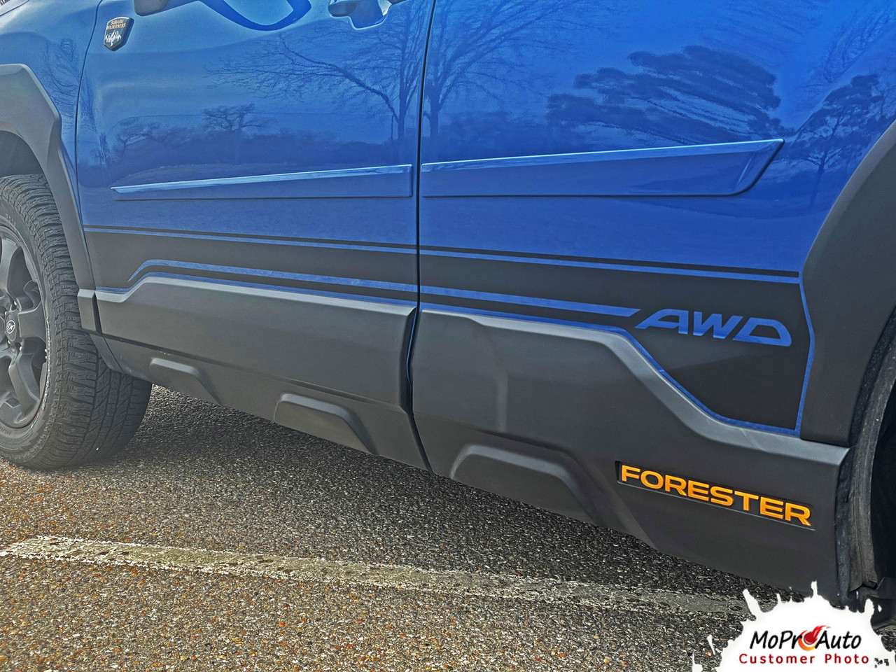 GROOVE SIDES - Subaru Forester 3M 2080 Vinyl Graphics, Stripes and Decals Package by MoProAuto Pro Design Series