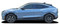 MACH SONIC  SOLID : Ford Mustang Mach-E Hood Stripes Mach E Style Trunk and Side Rocker Rally Decals Vinyl Graphics Kit fits 2021 2022 2023 2024 (M-PDS-9015-9014)