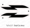 HIGH VOLTAGE : Ford Mustang Mach-E Side Body Decals Door Stripes Rally Vinyl Graphics Kit fits 2021 2022 2023 2024 - Details